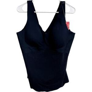 NWT Honeylove LiftWear Tank Black Size 3X Smoothing Shapewear